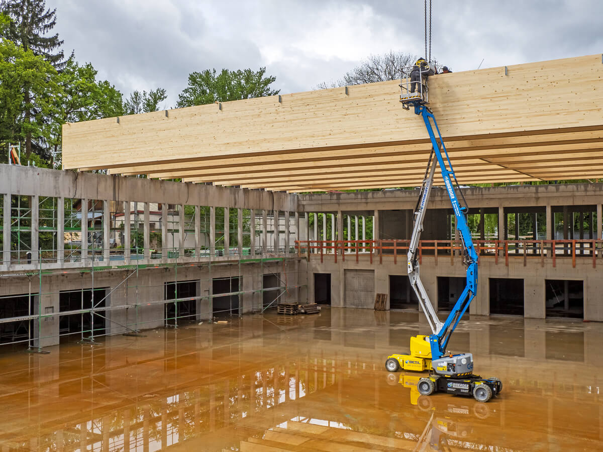 Neubau der Mehrzweckhalle am Lodererplatz in Erding