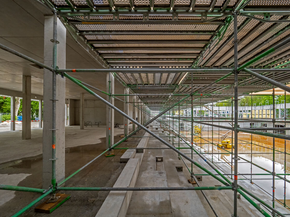Neubau der Mehrzweckhalle am Lodererplatz in Erding