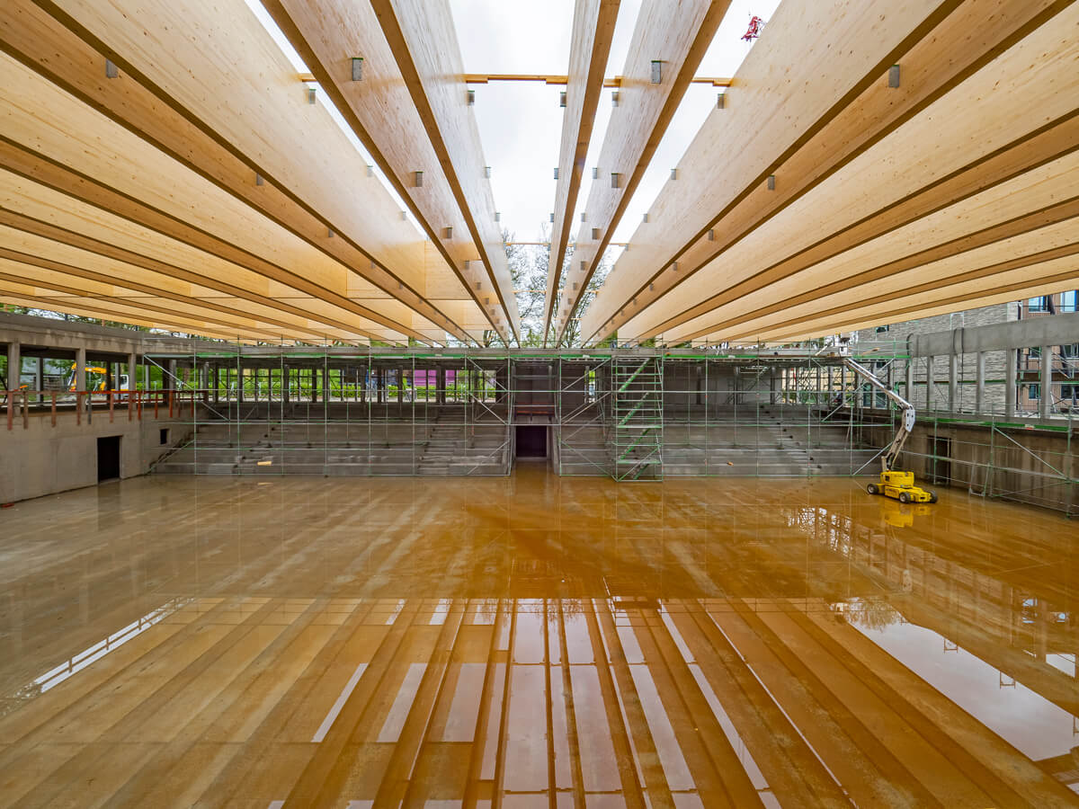 Neubau der Mehrzweckhalle am Lodererplatz in Erding