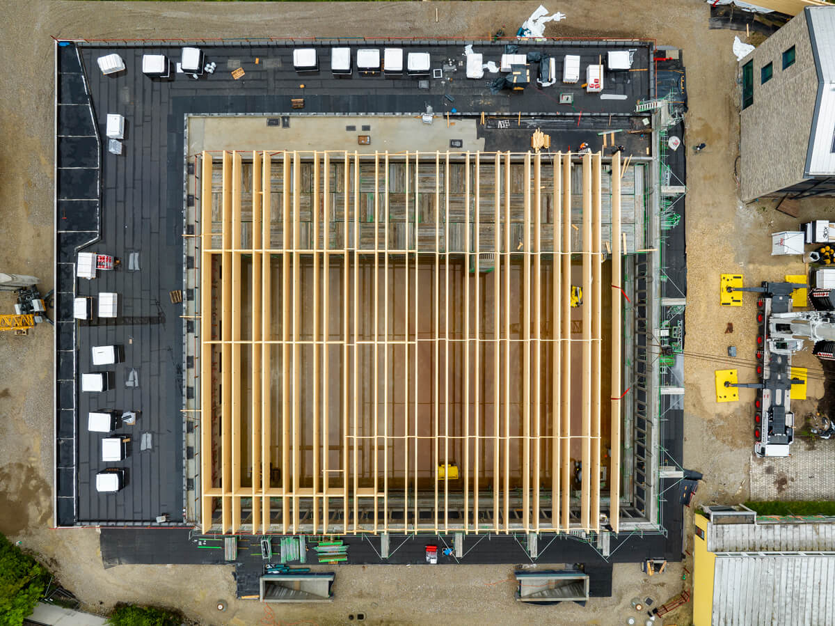 Neubau der Mehrzweckhalle am Lodererplatz in Erding